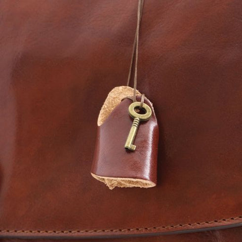 Alessandria - Leather multi compartment TL SMART laptop briefcase
